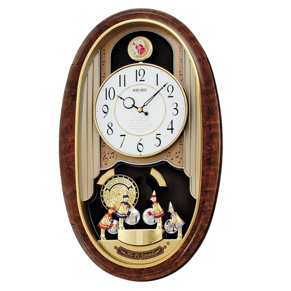 Seiko Other - SEIKO OVAL MUSICAL WALL CLOCK 19 1/2" BY 12"